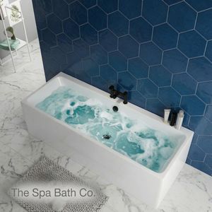 Room shot of 24 Jet Beaufort Malin DE 1650 x 700 mm Double Ended Whirlpool Bath