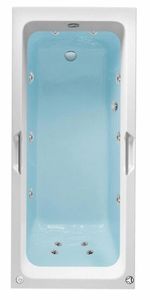 Beaufort Portland SE 1700 x 750 mm Single Ended Twin Grip 12 Jet Whirlpool Bath