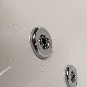 jets fitted to a Shannon RH 1700 mm 12 Jet L Shape Whirlpool Shower Bath