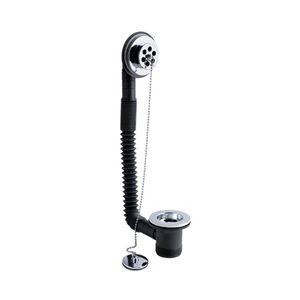 Chrome Plug and Chain Bath Waste & Overflow
