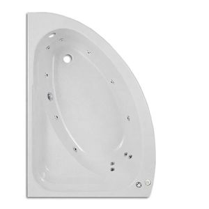 SBC - LH Apollo 1500 x 1020 mm 12 Jet Offset Whirlpool Jacuzzi Corner Bath