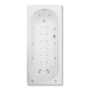 24 jet Trojan Cascade 1400 x 700 mm Small Whirlpool Bath