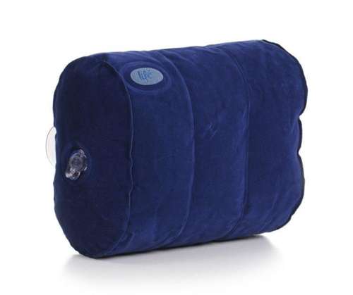 Blue Inflatable Bath Pillow