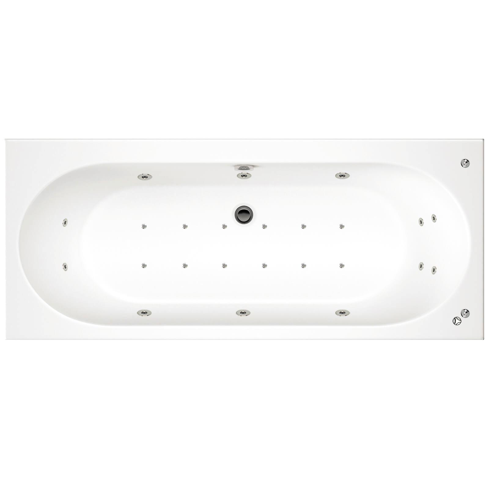 24 JET Beaufort Biscay 1700 x 700 mm Double Ended Whirlpool Bath
