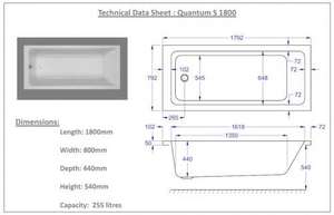 1800mm quantum technical drawing