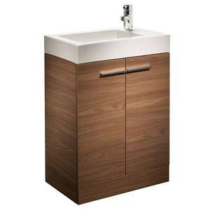 Tavistock Kobe 560mm Walnut Floorstanding Vanity Unit & Basin K5