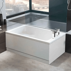 SBC - Side View Compact Kent Bathe Easy Sit-in Accessibility Whirlpool Bath 1220 mm x 720 mm
