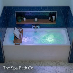 Premier Portland 1800 x 800 mm DE Whirlpool Bath with chromotherapy
