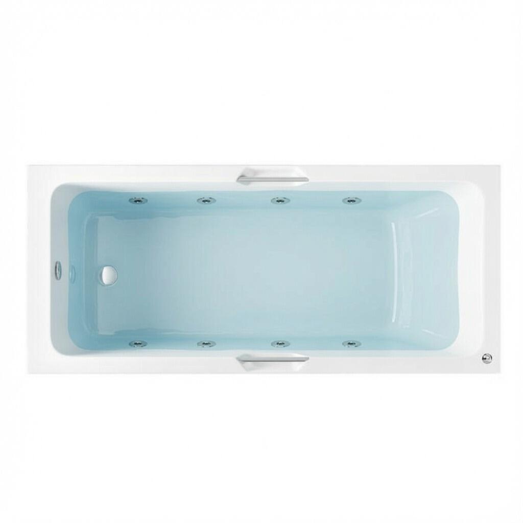 SBC - Beaufort Portland SE 1500 x 700 mm Twin Grip 8 Jet Whirlpool Bath