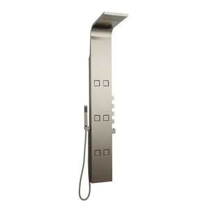 Hudson Reed Astral Stainless Steel Thermostatic Shower Tower AS3