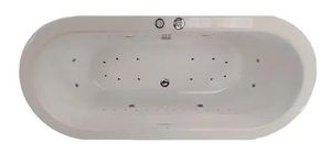 SBC - ​The Grosvenor - Freestanding Double-Ended 20 Jet Whirlpool Bath Overhead