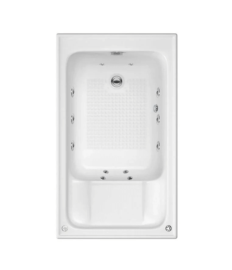 SBC - Compact Kent Bathe Easy Sit-in Accessibility Whirlpool Bath 1220 mm x 720 mm