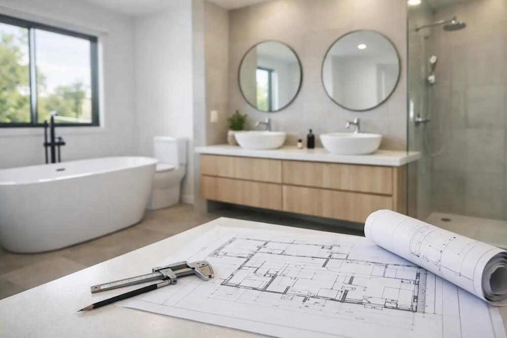 Developer bathroom specification for better homes – practical spa-style bathroom planning