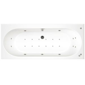 24 jet Beaufort Biscay 1800 x 800 mm Double Ended Whirlpool Bath