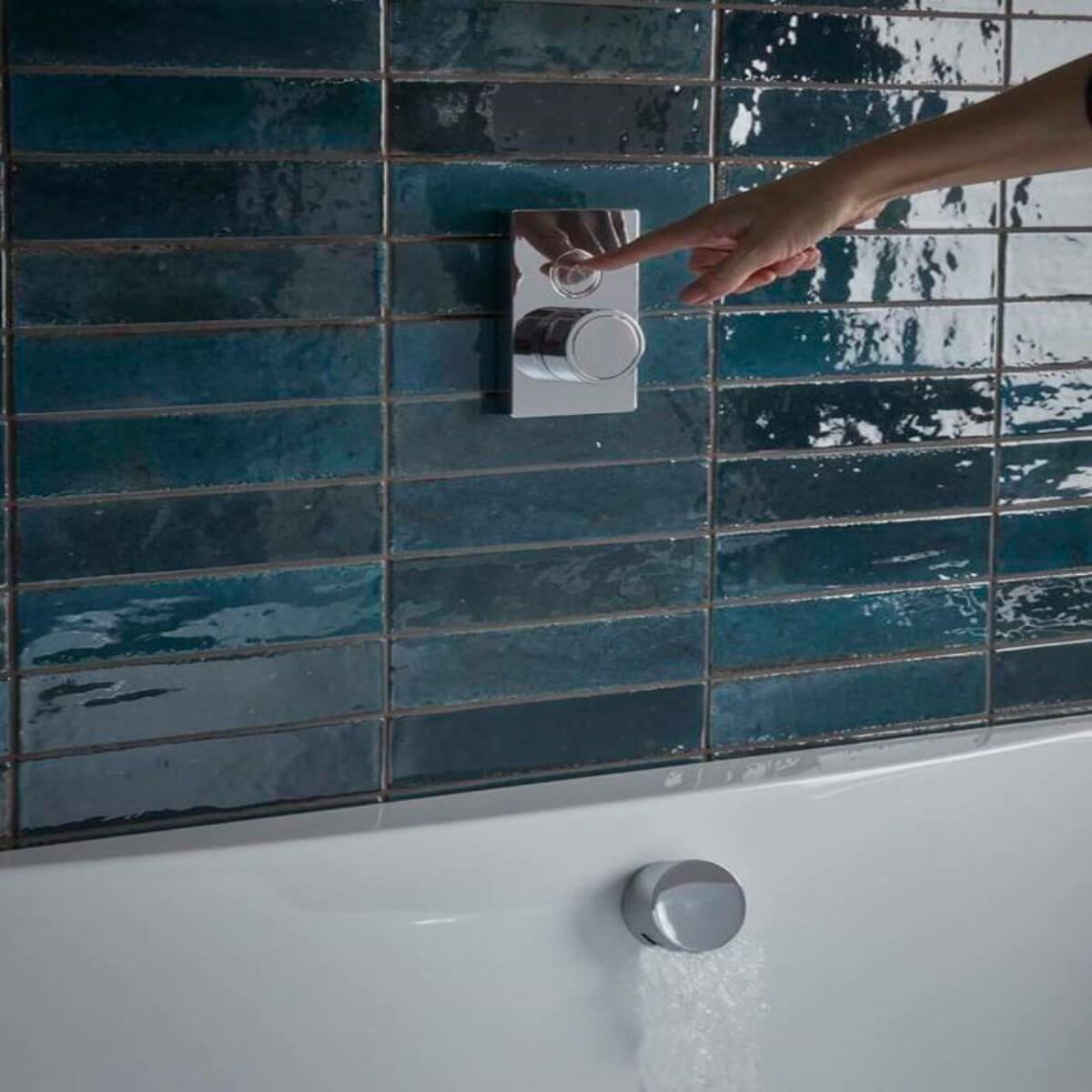 Push Button Smart Flow Thermostatic Bath Filler