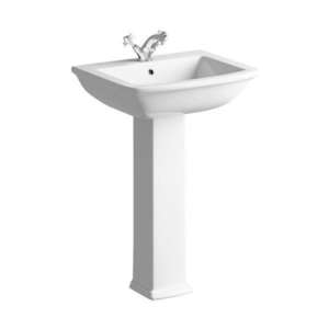 Moods Melissa 1 Tap Hole Basin with Full Pedestal