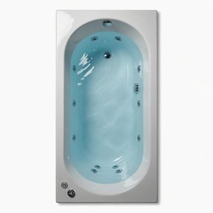 SBC - Trojan Cascade 1500 x 700 mm Small Whirlpool Bath with water