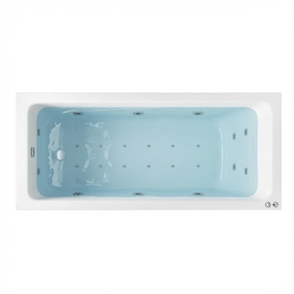 SBC - Beaufort Portland SE 1700 x 900 mm Single Ended 24 Jet Whirlpool Bath