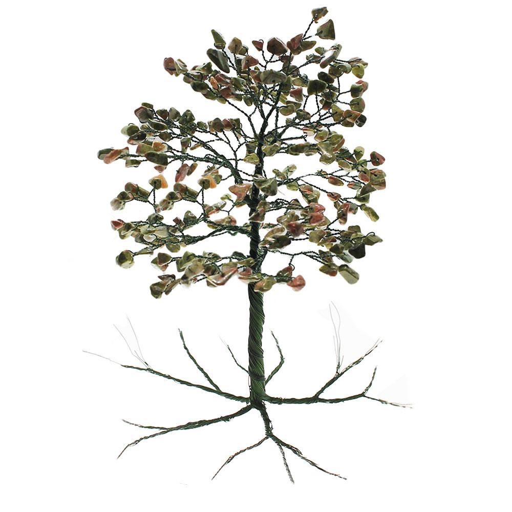 Wire & Gemstone Tree Sculpture Kit Unakite