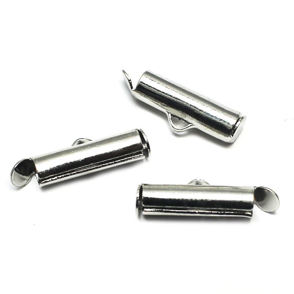 Slide Connector 14mm Rhodium Plated 12pcs