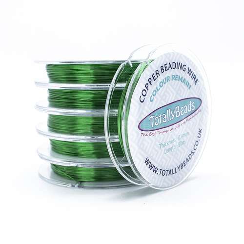 Copper Wire 0.4mm Green (50m) CR