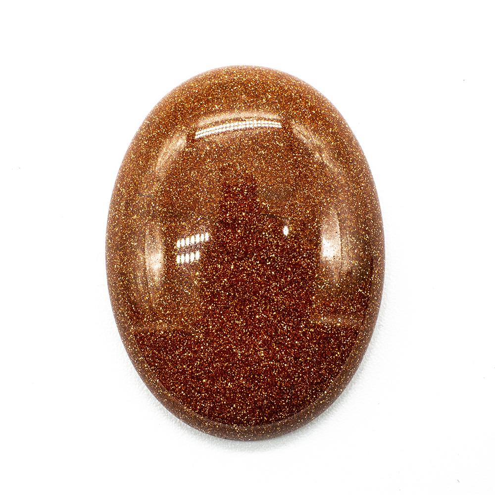 Gemstone Oval Cabochon - Gold Sand Stone 40mm