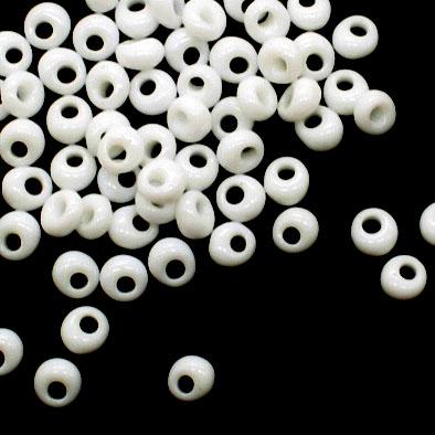 Toho Magatama Beads 3mm 10g - Opaque White