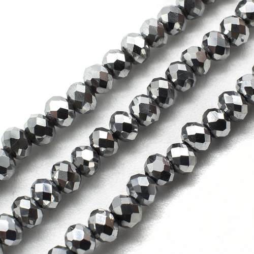 Aazon.co: Weebee Briolette Glass Crystal Beads Faceted Rondelle Beads