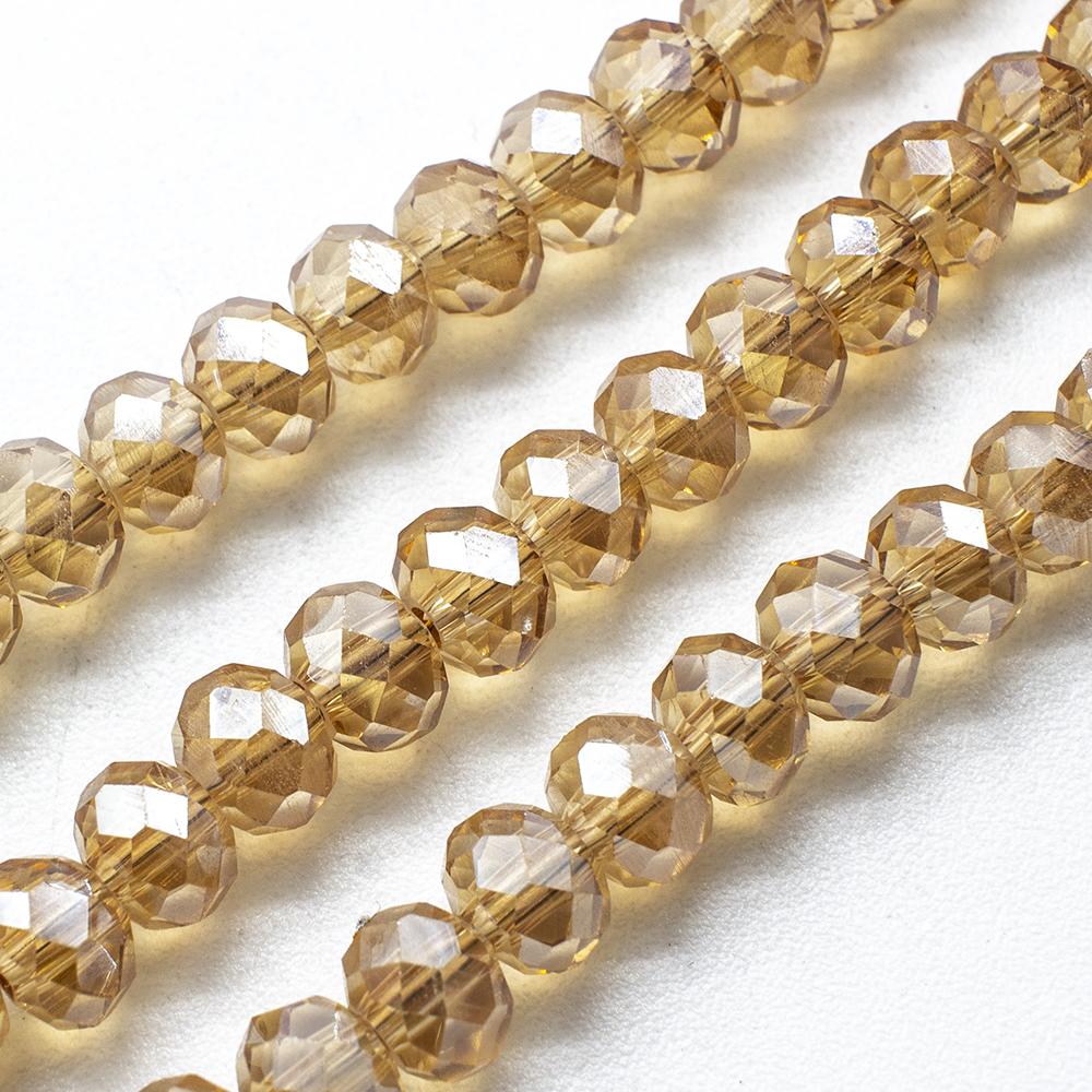 Crystal Rondelle 4x6mm - Gold AB Special