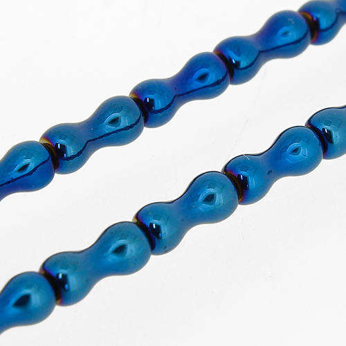 crystal beads blue iris — faceted for jewelry making and beadwork