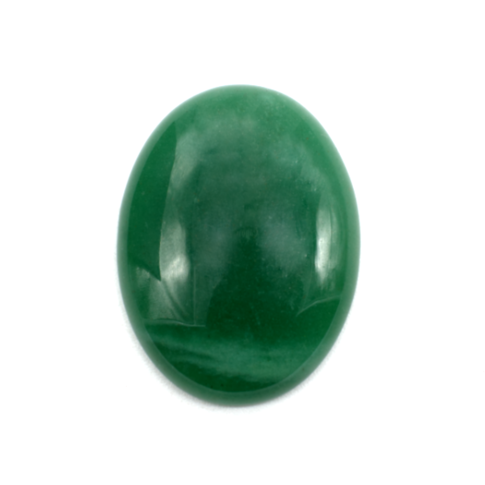 Gemstone Oval Cabochon - Green Aventurine 30mm