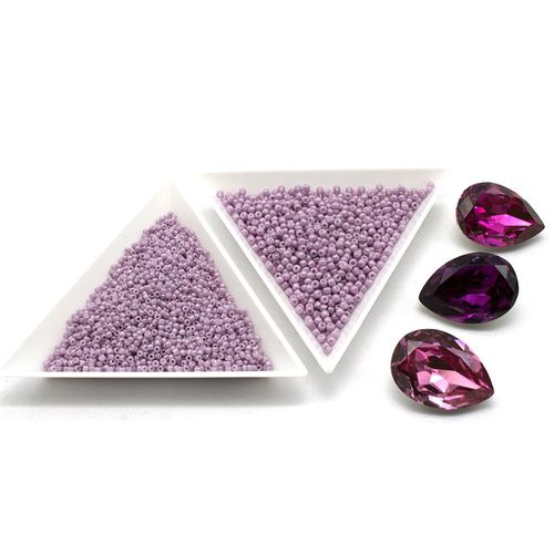 Sapphira Pendant pink jewelry making kit — DIY set with beads and instructions for creating handmade jewelry