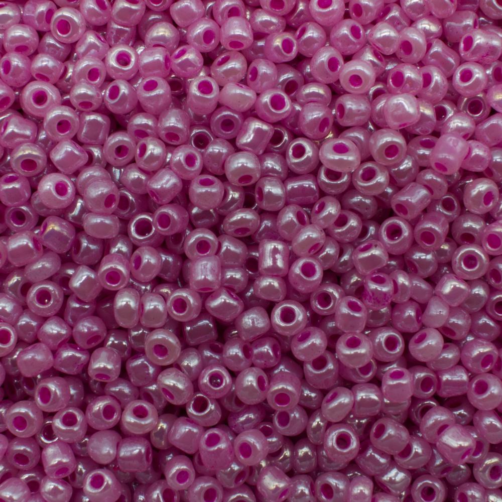 Seed Beads Pearl Shine Mauve - Size 8 100g