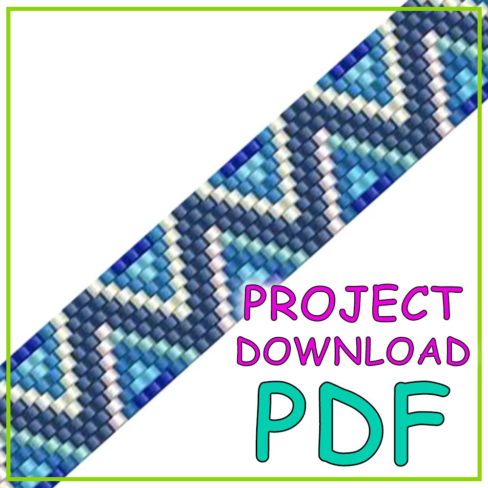 Treasure Bracelet Azure Pattern Download - PDF Instructions
