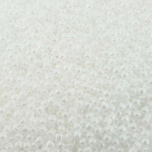 Toho Size 11 Seed Beads 10g - Opaque Luster White