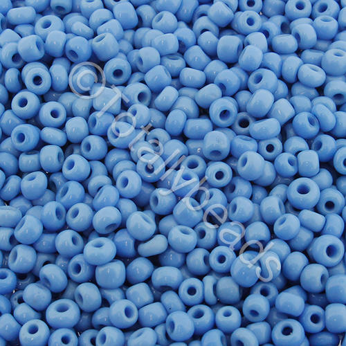 Seed Beads Opaque  Light Blue - Size 8