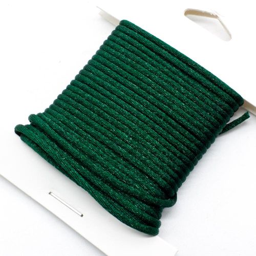 Rattail Cord 1.5mm Dark Green - 5m
