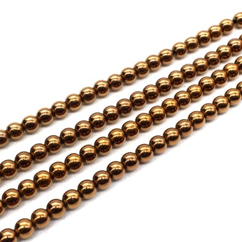 4mm hematite beads — for jewelry making, crafting, and beadwork projects