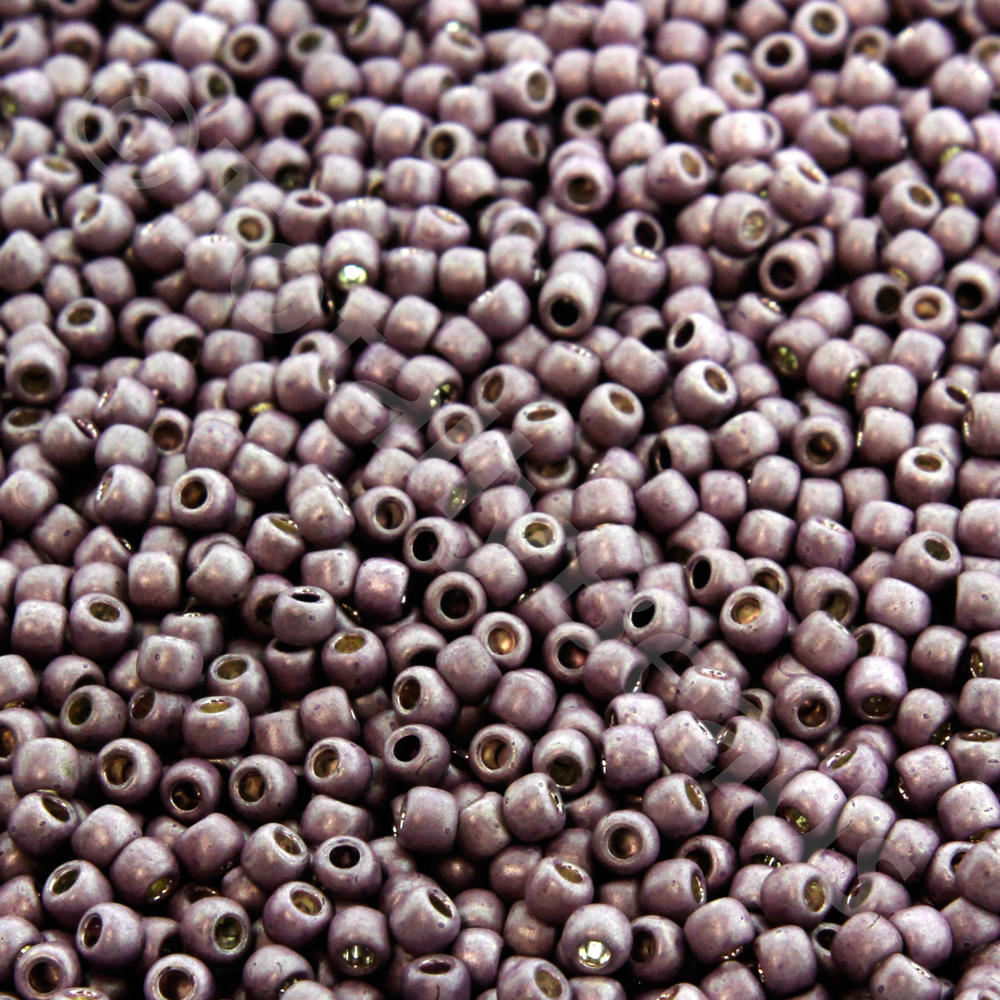 Toho Size 11 Seed Beads 10g - Galvanised Matte Lavender
