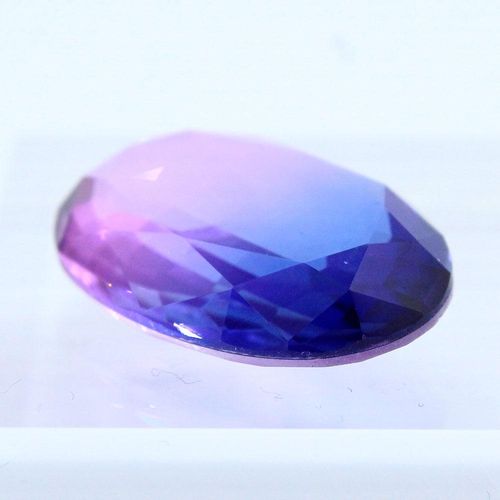 Crystal Oval Cabochons 30x20mm - Pink Dark Blue