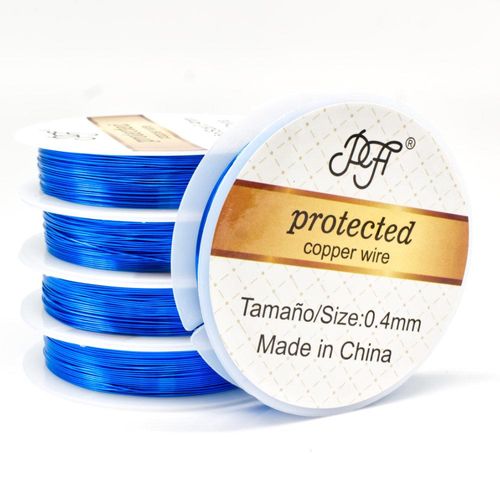 Copper Wire 0.4mm Turquoise (8m) CR for jewellery making