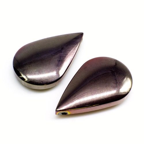 30mm hematite beads — for jewelry making, crafting, and beadwork projects