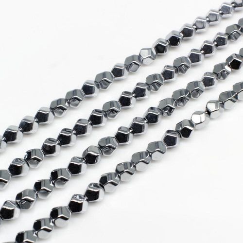 4mm hematite beads — for jewelry making, crafting, and beadwork projects