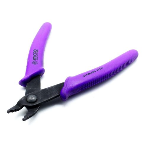 Crimping Pliers Purple Handle 130 x 50mm for jewellery making