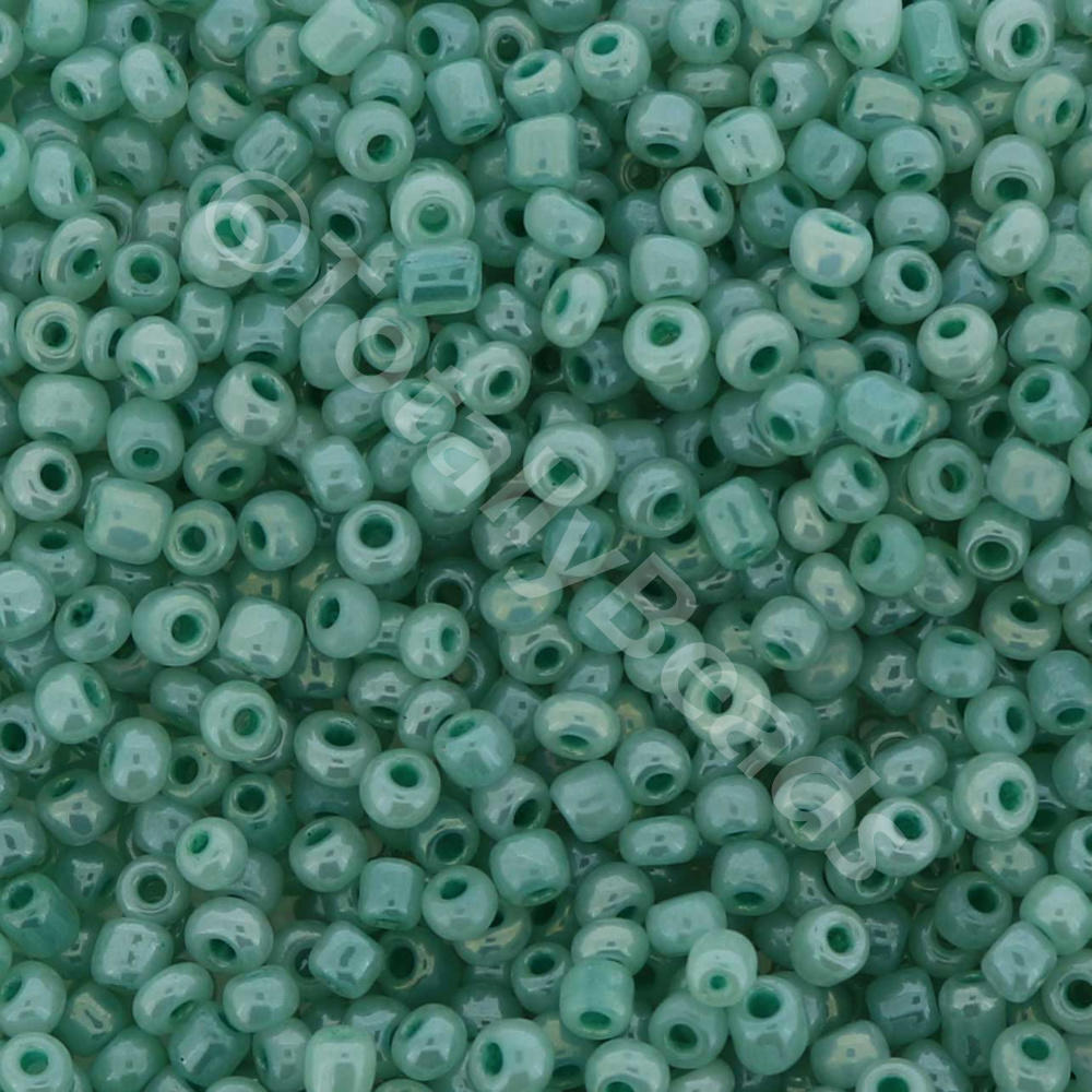 Seed Beads Pearl Shine  Mint - Size 11 100g