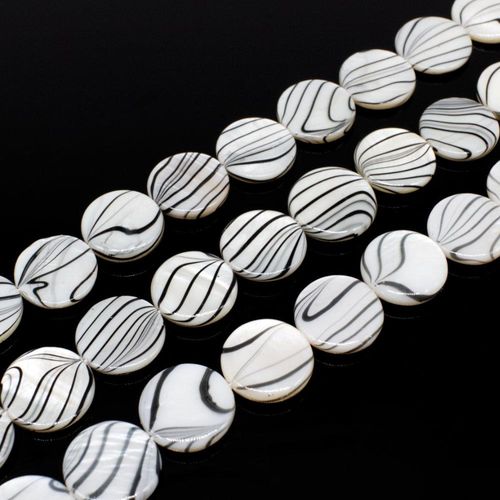 12mm resin druzy bead disc white with lines — sparkling cabochon-style stone ideal for jewelry making, pendants, and craft designs
