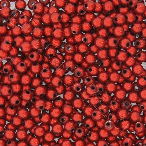 Miracle Beads - 4mm Round Red 120pcs