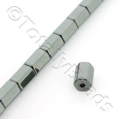4x6mm hematite beads — for jewelry making, crafting, and beadwork projects