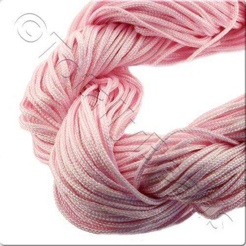 Rattail Cord 1mm Baby Pink - 10m