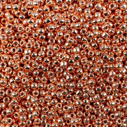 Toho Size 8 Seed Beads 5g   Met. Copper Penny 2mm for jewellery making